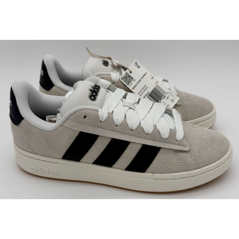 SOLD
 Grand Court Alpha Shoes Crystal White Core Black Skater Surf 8.5 Y2K 90's